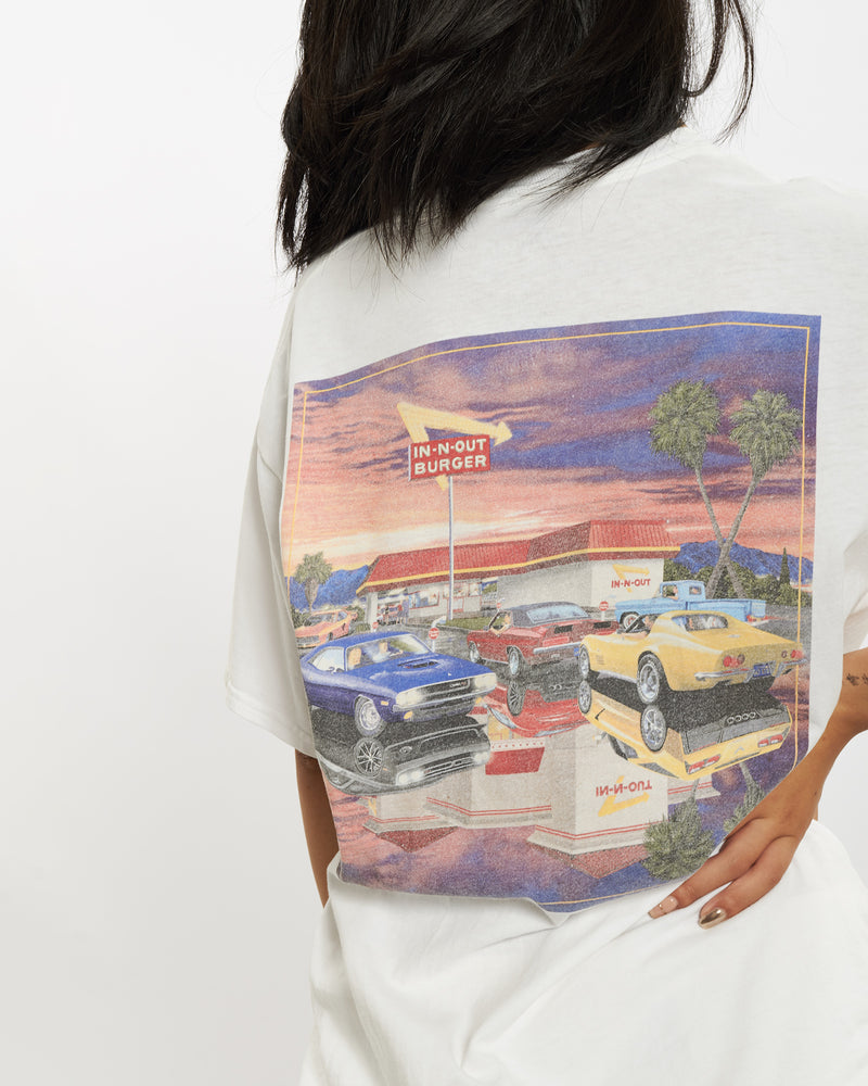 Vintage In-N-Out Burger Tee <br>M , The Real Deal , newtown, sydney, australia, thrift store, opshop, preloved, secondhand, sustainable, retro, antique, 70s, 80s, 90s, 2000s, 00s, fashion, clothing, streetwear, trendy, garment, style, boutique, store, shop, archive, sale, cheap, best, top