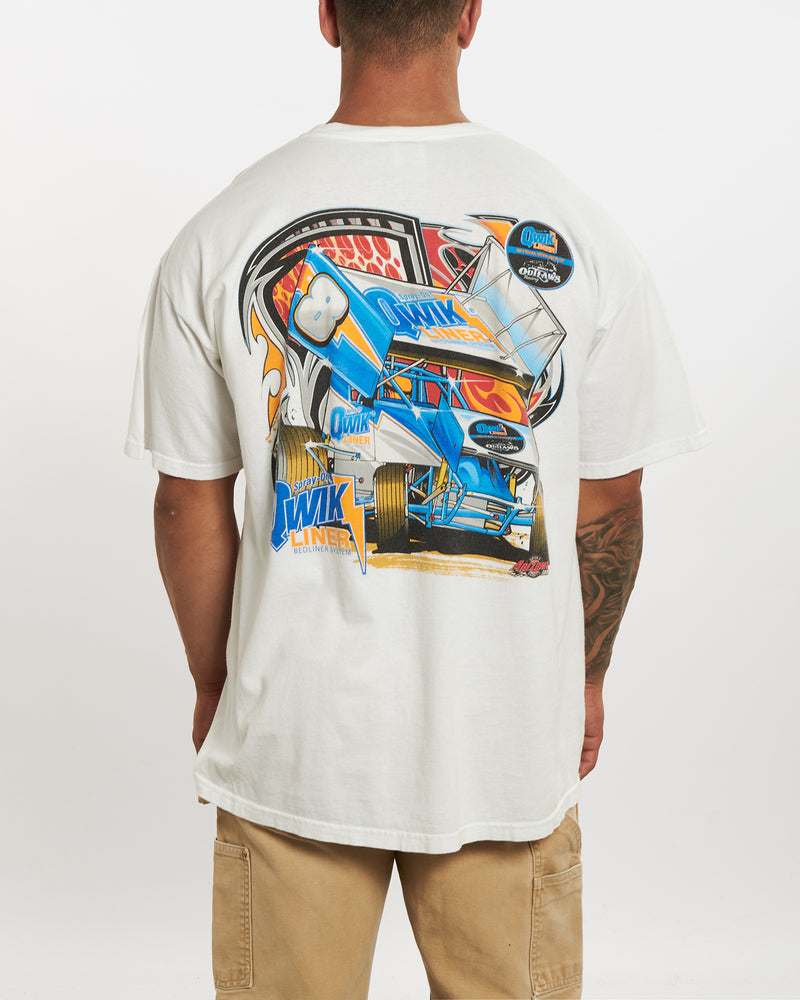 Vintage Racing tee <br>XL , The Real Deal , newtown, sydney, australia, thrift store, opshop, preloved, secondhand, sustainable, retro, antique, 70s, 80s, 90s, 2000s, 00s, fashion, clothing, streetwear, trendy, garment, style, boutique, store, shop, archive, sale, cheap, best, top