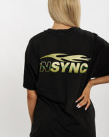 Vintage 1998 NSYNC Tee <br>M , The Real Deal , newtown, sydney, australia, thrift store, opshop, preloved, secondhand, sustainable, retro, antique, 70s, 80s, 90s, 2000s, 00s, fashion, clothing, streetwear, trendy, garment, style, boutique, store, shop, archive, sale, cheap, best, top