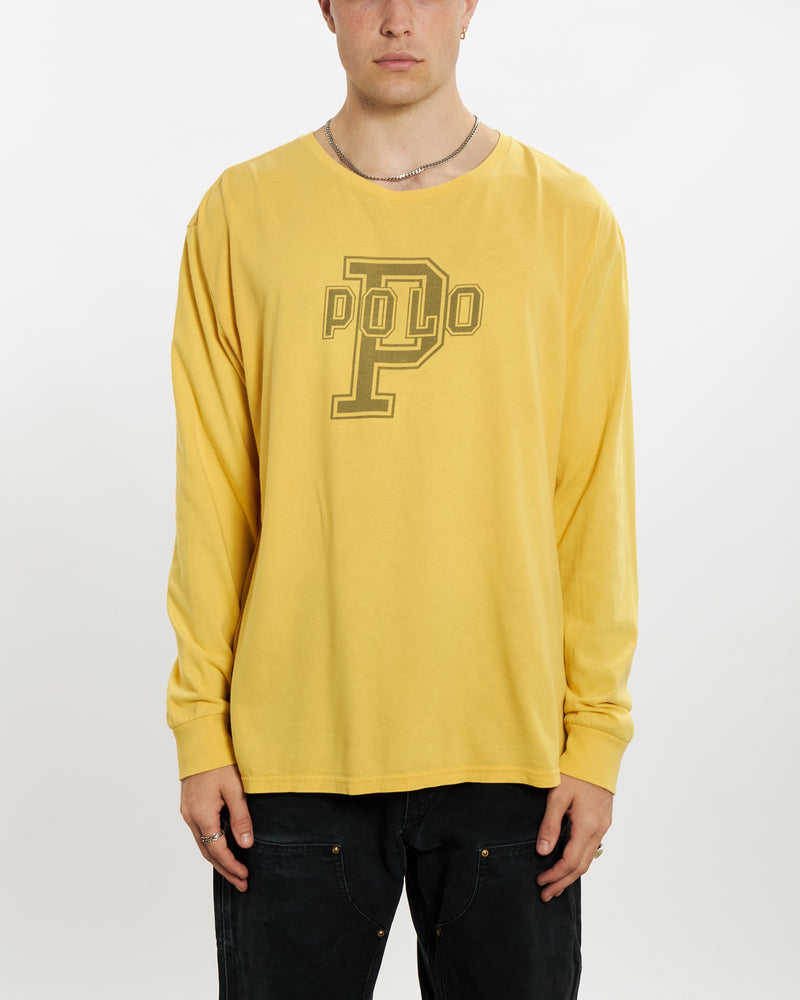 Vintage 90s Ralph Lauren Polo Sport Long Sleeve Tee <br>L , The Real Deal , newtown, sydney, australia, thrift store, opshop, preloved, secondhand, sustainable, retro, antique, 70s, 80s, 90s, 2000s, 00s, fashion, clothing, streetwear, trendy, garment, style, boutique, store, shop, archive, sale, cheap, best, top