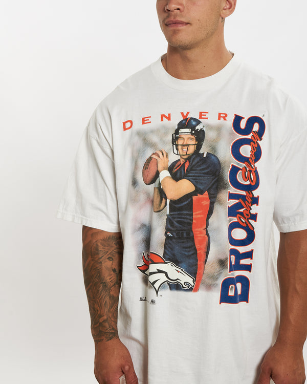 Vintage 1997 NFL Denver Broncos Tee <br>XL , The Real Deal , newtown, sydney, australia, thrift store, opshop, preloved, secondhand, sustainable, retro, antique, 70s, 80s, 90s, 2000s, 00s, fashion, clothing, streetwear, trendy, garment, style, boutique, store, shop, archive, sale, cheap, best, top