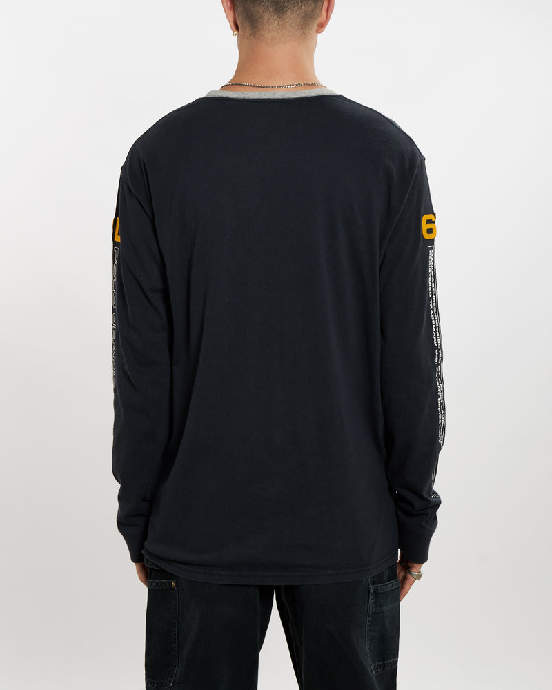 Vintage 90s Ralph Lauren Polo Jeans Co. Long Sleeve Tee <br>L , The Real Deal , newtown, sydney, australia, thrift store, opshop, preloved, secondhand, sustainable, retro, antique, 70s, 80s, 90s, 2000s, 00s, fashion, clothing, streetwear, trendy, garment, style, boutique, store, shop, archive, sale, cheap, best, top