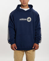Vintage 90s Adidas Hooded Sweatshirt <br>XL , The Real Deal , newtown, sydney, australia, thrift store, opshop, preloved, secondhand, sustainable, retro, antique, 70s, 80s, 90s, 2000s, 00s, fashion, clothing, streetwear, trendy, garment, style, boutique, store, shop, archive, sale, cheap, best, top