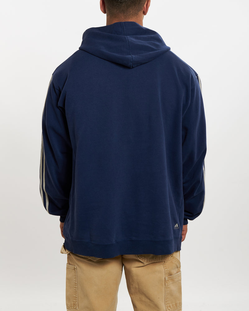 90s Adidas Hooded Sweatshirt <br>XL