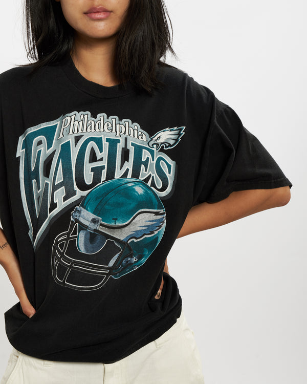 Vintage 90s NFL Philadelphia Eagles Tee <br>M , The Real Deal , newtown, sydney, australia, thrift store, opshop, preloved, secondhand, sustainable, retro, antique, 70s, 80s, 90s, 2000s, 00s, fashion, clothing, streetwear, trendy, garment, style, boutique, store, shop, archive, sale, cheap, best, top