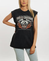 Vintage Harley Davidson Tank <br>M , The Real Deal , newtown, sydney, australia, thrift store, opshop, preloved, secondhand, sustainable, retro, antique, 70s, 80s, 90s, 2000s, 00s, fashion, clothing, streetwear, trendy, garment, style, boutique, store, shop, archive, sale, cheap, best, top