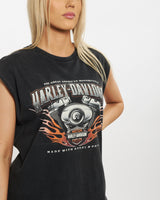 Vintage Harley Davidson Tank <br>M , The Real Deal , newtown, sydney, australia, thrift store, opshop, preloved, secondhand, sustainable, retro, antique, 70s, 80s, 90s, 2000s, 00s, fashion, clothing, streetwear, trendy, garment, style, boutique, store, shop, archive, sale, cheap, best, top