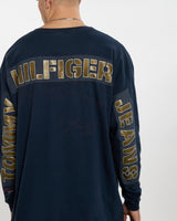 Vintage Tommy Hilfiger Long Sleeve Tee <br>L , The Real Deal , newtown, sydney, australia, thrift store, opshop, preloved, secondhand, sustainable, retro, antique, 70s, 80s, 90s, 2000s, 00s, fashion, clothing, streetwear, trendy, garment, style, boutique, store, shop, archive, sale, cheap, best, top