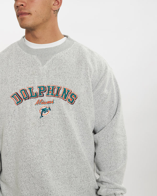90s NFL Miami Dolphins Sweatshirt <br>XL