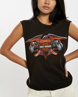 Vintage Harley Davidson Tank <br>M , The Real Deal , newtown, sydney, australia, thrift store, opshop, preloved, secondhand, sustainable, retro, antique, 70s, 80s, 90s, 2000s, 00s, fashion, clothing, streetwear, trendy, garment, style, boutique, store, shop, archive, sale, cheap, best, top