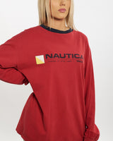 90s Nautica Long Sleeve Tee <br>M