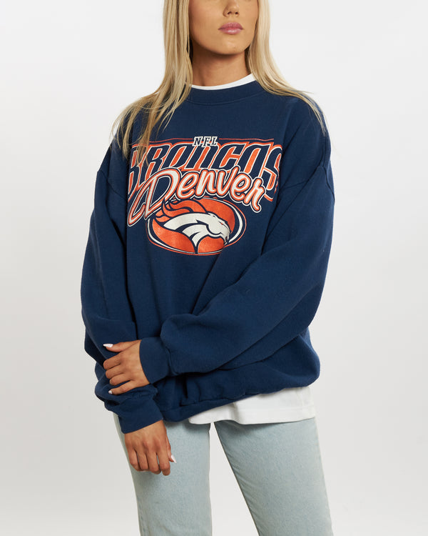 90s NFL Denver Broncos Sweatshirt <br>M