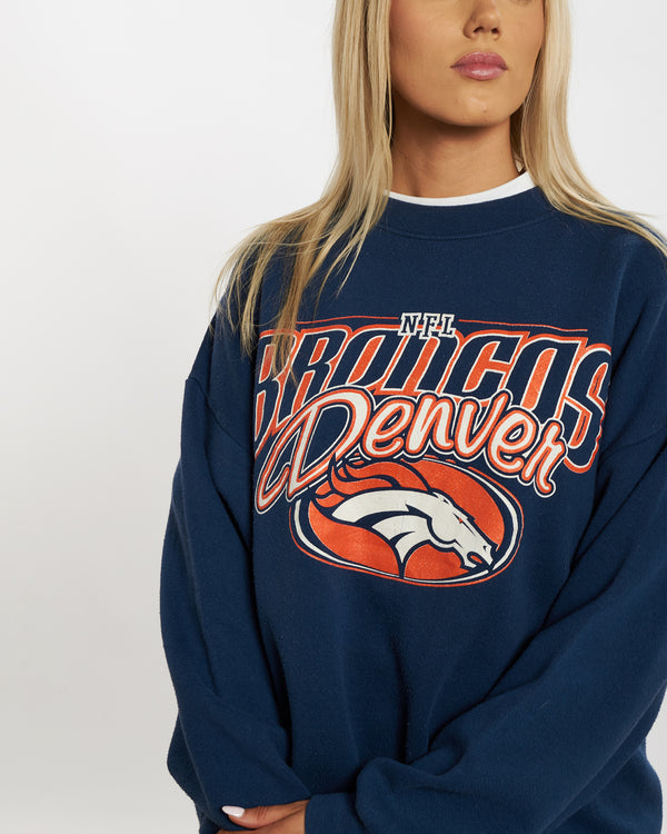 90s NFL Denver Broncos Sweatshirt <br>M