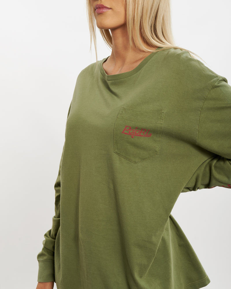 Vintage 90s Polo Ralph Lauren Long Sleeve Tee <br>L , The Real Deal , newtown, sydney, australia, thrift store, opshop, preloved, secondhand, sustainable, retro, antique, 70s, 80s, 90s, 2000s, 00s, fashion, clothing, streetwear, trendy, garment, style, boutique, store, shop, archive, sale, cheap, best, top
