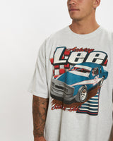 Vintage Racing tee <br>XL , The Real Deal , newtown, sydney, australia, thrift store, opshop, preloved, secondhand, sustainable, retro, antique, 70s, 80s, 90s, 2000s, 00s, fashion, clothing, streetwear, trendy, garment, style, boutique, store, shop, archive, sale, cheap, best, top