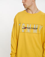 Vintage Tommy Hilfiger Athletics Long Sleeve Tee <br>XL , The Real Deal , newtown, sydney, australia, thrift store, opshop, preloved, secondhand, sustainable, retro, antique, 70s, 80s, 90s, 2000s, 00s, fashion, clothing, streetwear, trendy, garment, style, boutique, store, shop, archive, sale, cheap, best, top