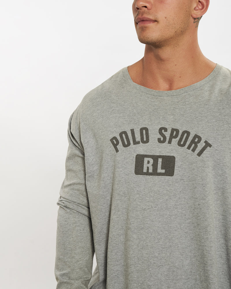 Vintage 90s Ralph Lauren Polo Sport Long Sleeve Tee <br>XL , The Real Deal , newtown, sydney, australia, thrift store, opshop, preloved, secondhand, sustainable, retro, antique, 70s, 80s, 90s, 2000s, 00s, fashion, clothing, streetwear, trendy, garment, style, boutique, store, shop, archive, sale, cheap, best, top