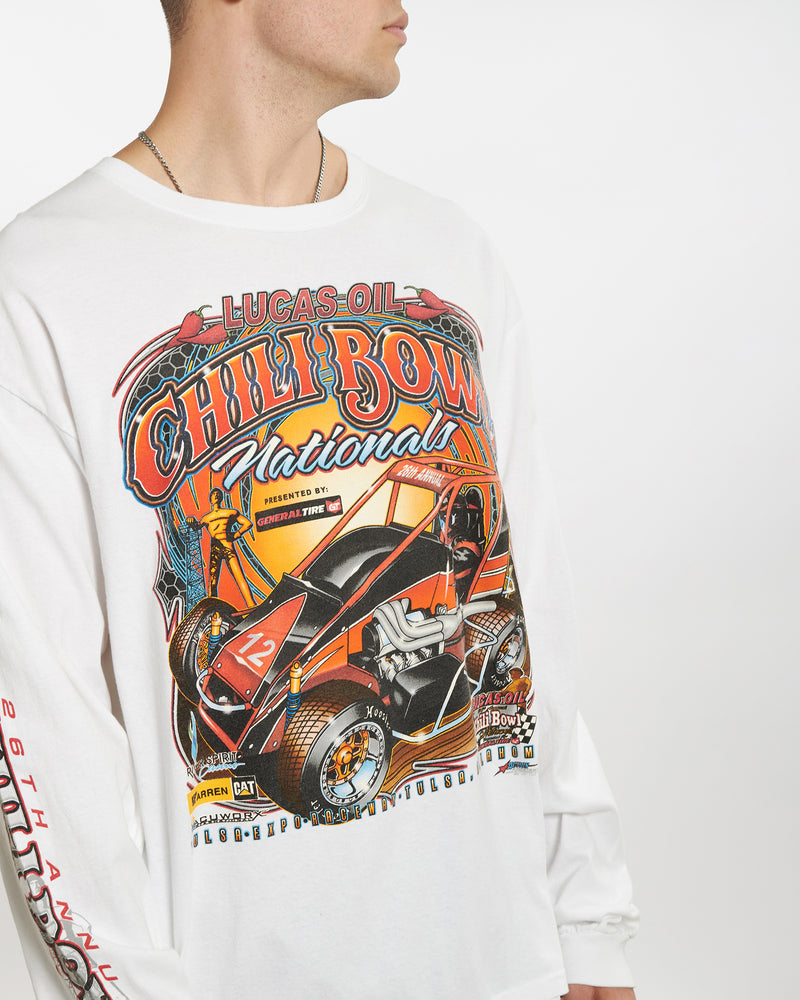 Vintage Chilli Bowl Nationals Long Sleeve Tee <br>XL