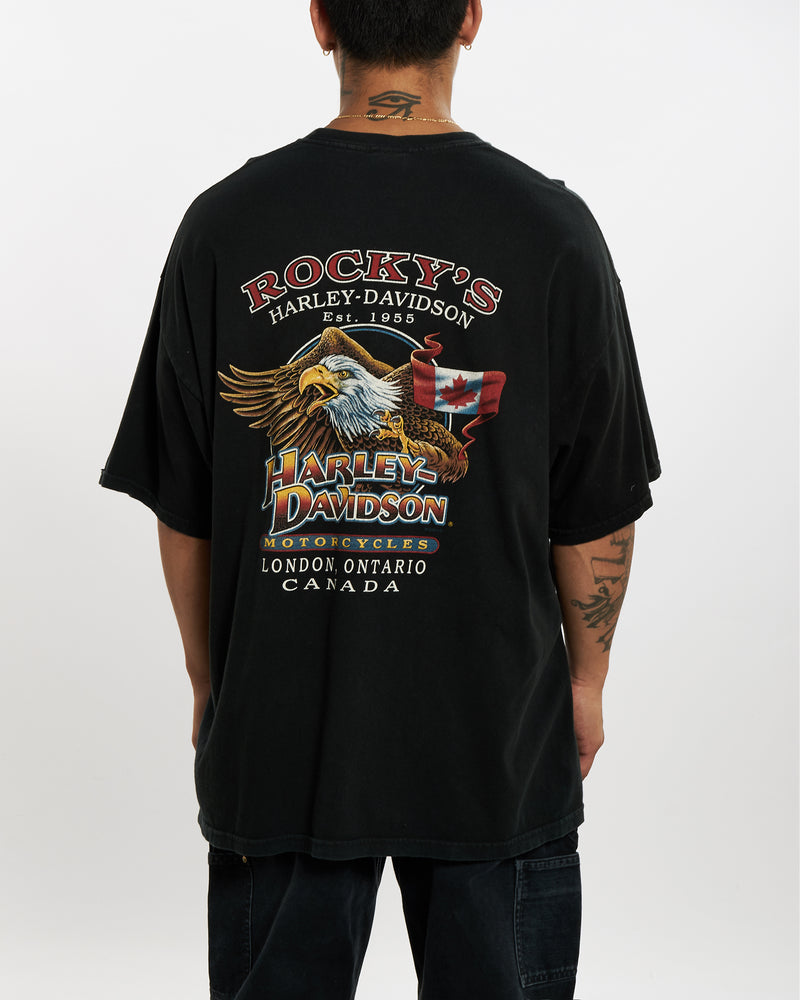 Vintage Harley Davidson Tee <br>XXL , The Real Deal , newtown, sydney, australia, thrift store, opshop, preloved, secondhand, sustainable, retro, antique, 70s, 80s, 90s, 2000s, 00s, fashion, clothing, streetwear, trendy, garment, style, boutique, store, shop, archive, sale, cheap, best, top