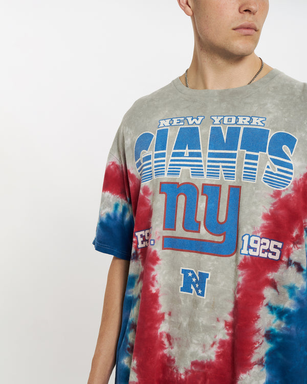 Vintage NFL New York Giants Tie Dye Tee <br>L , The Real Deal , newtown, sydney, australia, thrift store, opshop, preloved, secondhand, sustainable, retro, antique, 70s, 80s, 90s, 2000s, 00s, fashion, clothing, streetwear, trendy, garment, style, boutique, store, shop, archive, sale, cheap, best, top