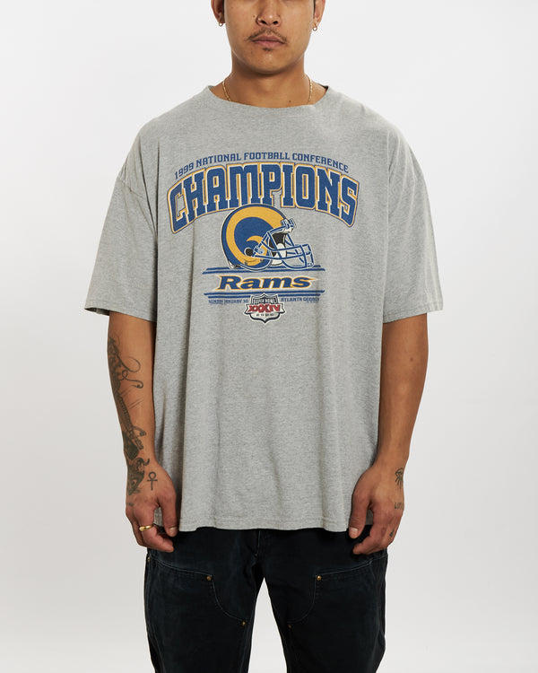 Vintage NFL St. Louis Rams Tee <br>XL , The Real Deal , newtown, sydney, australia, thrift store, opshop, preloved, secondhand, sustainable, retro, antique, 70s, 80s, 90s, 2000s, 00s, fashion, clothing, streetwear, trendy, garment, style, boutique, store, shop, archive, sale, cheap, best, top