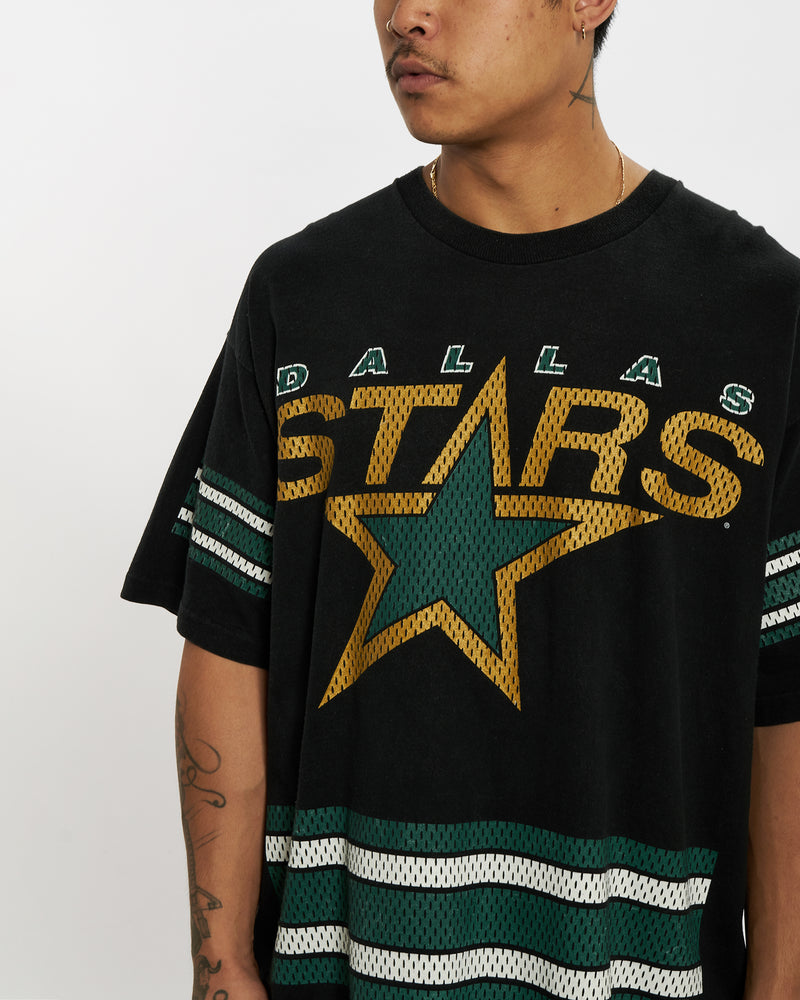 Vintage 90s NHL Dallas Stars Tee <br>XL , The Real Deal , newtown, sydney, australia, thrift store, opshop, preloved, secondhand, sustainable, retro, antique, 70s, 80s, 90s, 2000s, 00s, fashion, clothing, streetwear, trendy, garment, style, boutique, store, shop, archive, sale, cheap, best, top