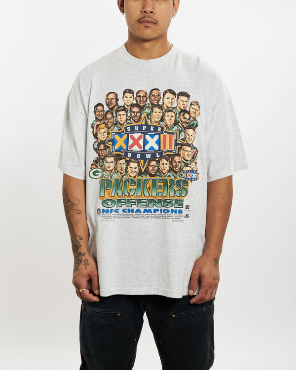 Vintage 1997 NFL Green Bay Packers Tee <br>XL , The Real Deal , newtown, sydney, australia, thrift store, opshop, preloved, secondhand, sustainable, retro, antique, 70s, 80s, 90s, 2000s, 00s, fashion, clothing, streetwear, trendy, garment, style, boutique, store, shop, archive, sale, cheap, best, top