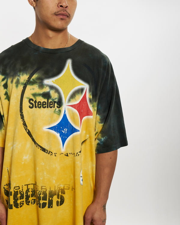 Vintage NFL Pittsburgh Steelers Tie Dye Tee <br>XL