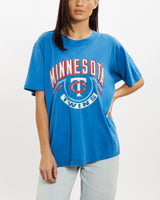 Vintage 80s MLB Minnesota Twins Tee <br>S , The Real Deal , newtown, sydney, australia, thrift store, opshop, preloved, secondhand, sustainable, retro, antique, 70s, 80s, 90s, 2000s, 00s, fashion, clothing, streetwear, trendy, garment, style, boutique, store, shop, archive, sale, cheap, best, top