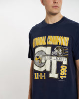 Vintage 1990 NCAA Georgia Tech Yellow Jackets Tee <br>L , The Real Deal , newtown, sydney, australia, thrift store, opshop, preloved, secondhand, sustainable, retro, antique, 70s, 80s, 90s, 2000s, 00s, fashion, clothing, streetwear, trendy, garment, style, boutique, store, shop, archive, sale, cheap, best, top