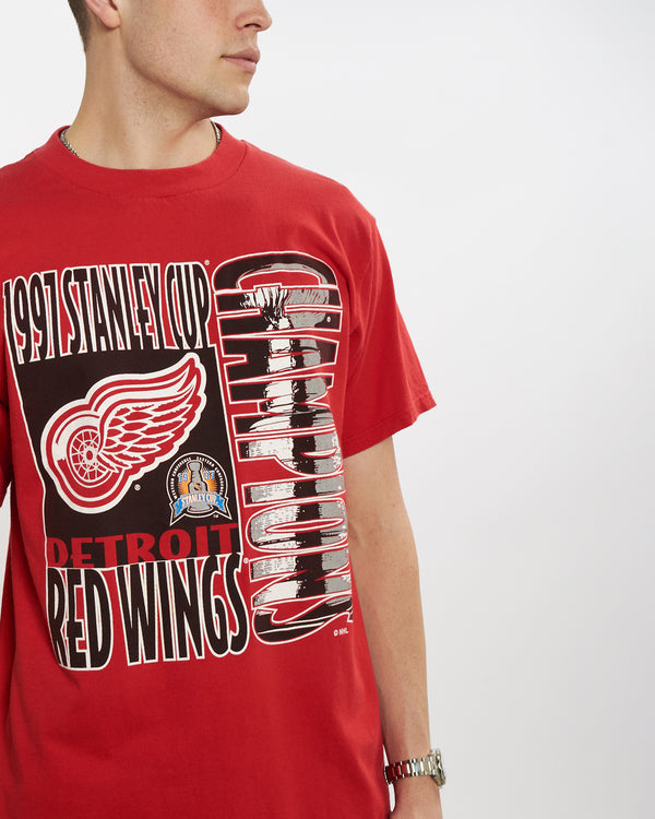 1997 NHL Detroit Red Wings Tee <br>L
