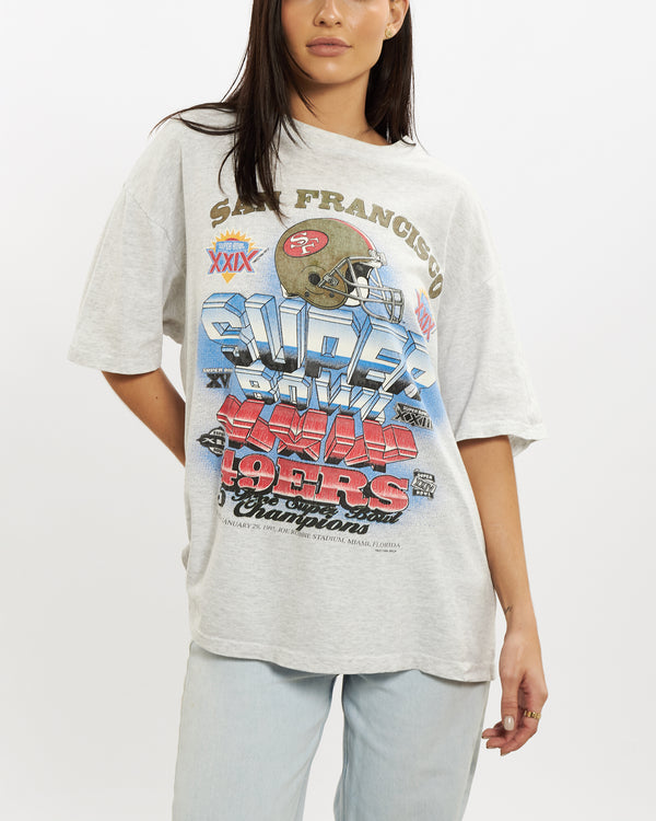 Vintage 1995 NFL San Francisco 49ers Tee <br>S , The Real Deal , newtown, sydney, australia, thrift store, opshop, preloved, secondhand, sustainable, retro, antique, 70s, 80s, 90s, 2000s, 00s, fashion, clothing, streetwear, trendy, garment, style, boutique, store, shop, archive, sale, cheap, best, top