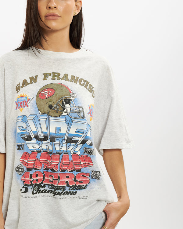Vintage 1995 NFL San Francisco 49ers Tee <br>S , The Real Deal , newtown, sydney, australia, thrift store, opshop, preloved, secondhand, sustainable, retro, antique, 70s, 80s, 90s, 2000s, 00s, fashion, clothing, streetwear, trendy, garment, style, boutique, store, shop, archive, sale, cheap, best, top
