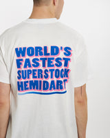 Vintage 1994 Drag Racing Tee <br>L , The Real Deal , newtown, sydney, australia, thrift store, opshop, preloved, secondhand, sustainable, retro, antique, 70s, 80s, 90s, 2000s, 00s, fashion, clothing, streetwear, trendy, garment, style, boutique, store, shop, archive, sale, cheap, best, top