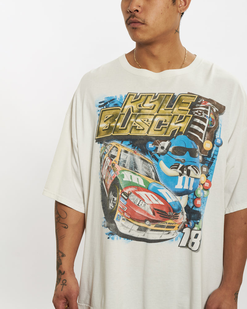 Vintage 90s NASCAR M&M's Racing Tee <br>XL , The Real Deal , newtown, sydney, australia, thrift store, opshop, preloved, secondhand, sustainable, retro, antique, 70s, 80s, 90s, 2000s, 00s, fashion, clothing, streetwear, trendy, garment, style, boutique, store, shop, archive, sale, cheap, best, top