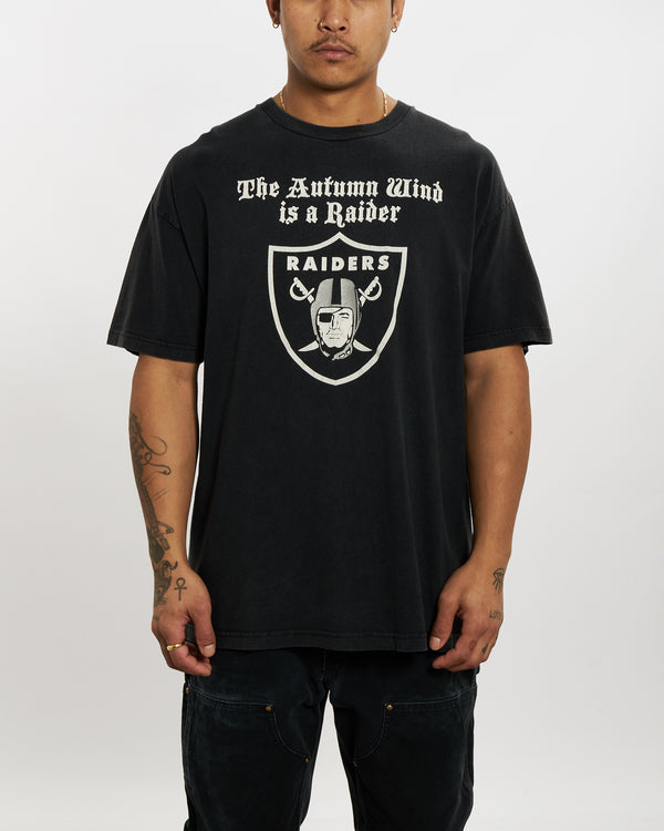 Vintage NFL Oakland Raiders Tee <br>XL , The Real Deal , newtown, sydney, australia, thrift store, opshop, preloved, secondhand, sustainable, retro, antique, 70s, 80s, 90s, 2000s, 00s, fashion, clothing, streetwear, trendy, garment, style, boutique, store, shop, archive, sale, cheap, best, top