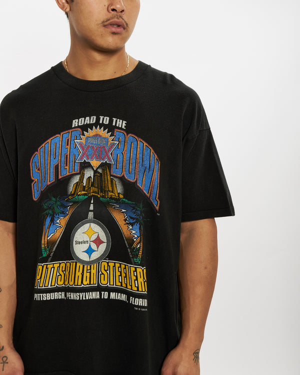 Vintage 1994 NFL Pittsburgh Steelers Tee <br>XL , The Real Deal , newtown, sydney, australia, thrift store, opshop, preloved, secondhand, sustainable, retro, antique, 70s, 80s, 90s, 2000s, 00s, fashion, clothing, streetwear, trendy, garment, style, boutique, store, shop, archive, sale, cheap, best, top