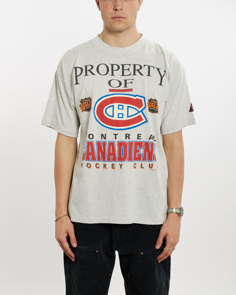 Vintage 1992 NHL Montreal Canadiens Tee <br>L , The Real Deal , newtown, sydney, australia, thrift store, opshop, preloved, secondhand, sustainable, retro, antique, 70s, 80s, 90s, 2000s, 00s, fashion, clothing, streetwear, trendy, garment, style, boutique, store, shop, archive, sale, cheap, best, top