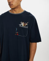 Vintage 90s Looney Tunes Pocket Tee <br>XXL , The Real Deal , newtown, sydney, australia, thrift store, opshop, preloved, secondhand, sustainable, retro, antique, 70s, 80s, 90s, 2000s, 00s, fashion, clothing, streetwear, trendy, garment, style, boutique, store, shop, archive, sale, cheap, best, top