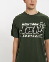 Vintage 90s NFL New York Jets Tee <br>L , The Real Deal , newtown, sydney, australia, thrift store, opshop, preloved, secondhand, sustainable, retro, antique, 70s, 80s, 90s, 2000s, 00s, fashion, clothing, streetwear, trendy, garment, style, boutique, store, shop, archive, sale, cheap, best, top