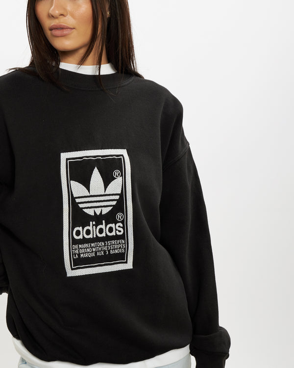 90s Adidas Embroidered Sweatshirt <br>S