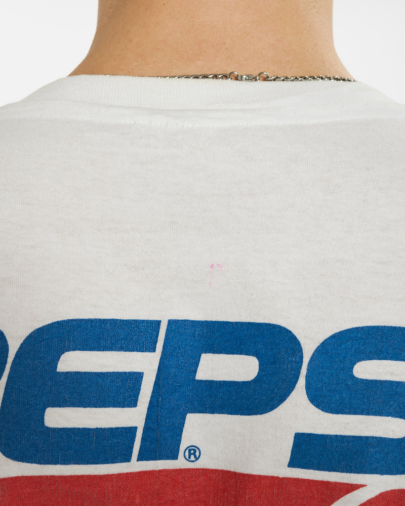 Vintage 80s Diet Pepsi Tee <br>L , The Real Deal , newtown, sydney, australia, thrift store, opshop, preloved, secondhand, sustainable, retro, antique, 70s, 80s, 90s, 2000s, 00s, fashion, clothing, streetwear, trendy, garment, style, boutique, store, shop, archive, sale, cheap, best, top