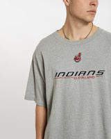 Vintage 90s MLB Cleveland Indians Tee <br>L , The Real Deal , newtown, sydney, australia, thrift store, opshop, preloved, secondhand, sustainable, retro, antique, 70s, 80s, 90s, 2000s, 00s, fashion, clothing, streetwear, trendy, garment, style, boutique, store, shop, archive, sale, cheap, best, top