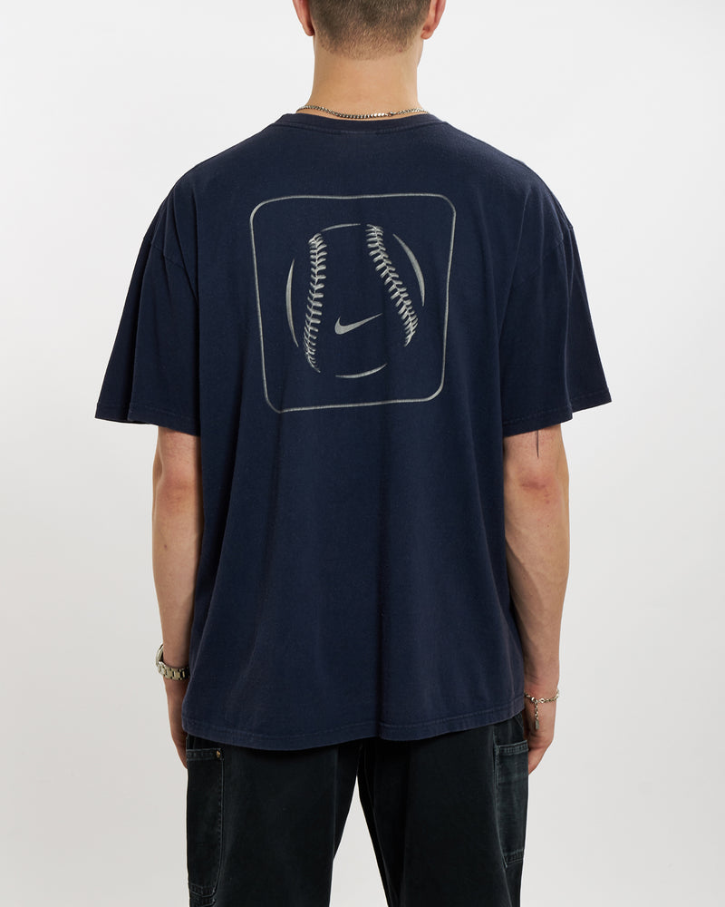 Vintage Nike 'Baseball' Tee <br>L , The Real Deal , newtown, sydney, australia, thrift store, opshop, preloved, secondhand, sustainable, retro, antique, 70s, 80s, 90s, 2000s, 00s, fashion, clothing, streetwear, trendy, garment, style, boutique, store, shop, archive, sale, cheap, best, top