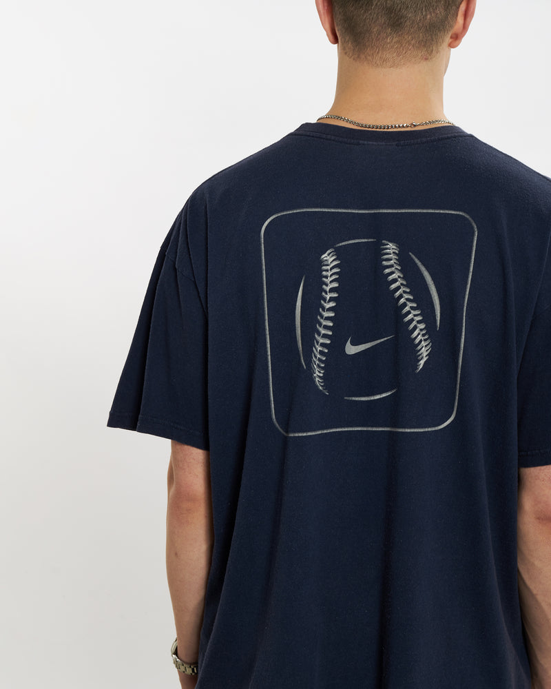 Vintage Nike 'Baseball' Tee <br>L , The Real Deal , newtown, sydney, australia, thrift store, opshop, preloved, secondhand, sustainable, retro, antique, 70s, 80s, 90s, 2000s, 00s, fashion, clothing, streetwear, trendy, garment, style, boutique, store, shop, archive, sale, cheap, best, top