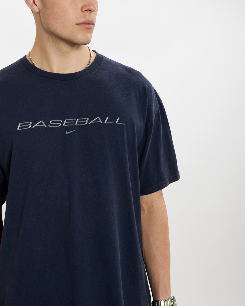 Vintage Nike 'Baseball' Tee <br>L , The Real Deal , newtown, sydney, australia, thrift store, opshop, preloved, secondhand, sustainable, retro, antique, 70s, 80s, 90s, 2000s, 00s, fashion, clothing, streetwear, trendy, garment, style, boutique, store, shop, archive, sale, cheap, best, top