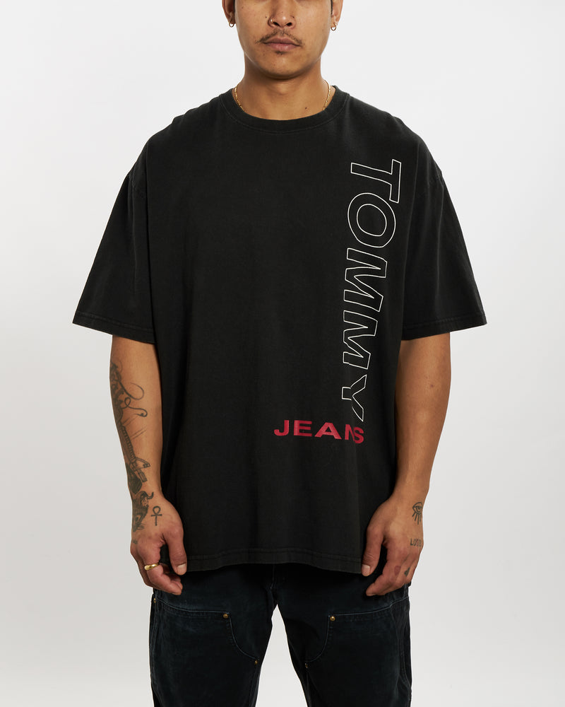Vintage Tommy Hilfiger Jeans Tee <br>XXL , The Real Deal , newtown, sydney, australia, thrift store, opshop, preloved, secondhand, sustainable, retro, antique, 70s, 80s, 90s, 2000s, 00s, fashion, clothing, streetwear, trendy, garment, style, boutique, store, shop, archive, sale, cheap, best, top
