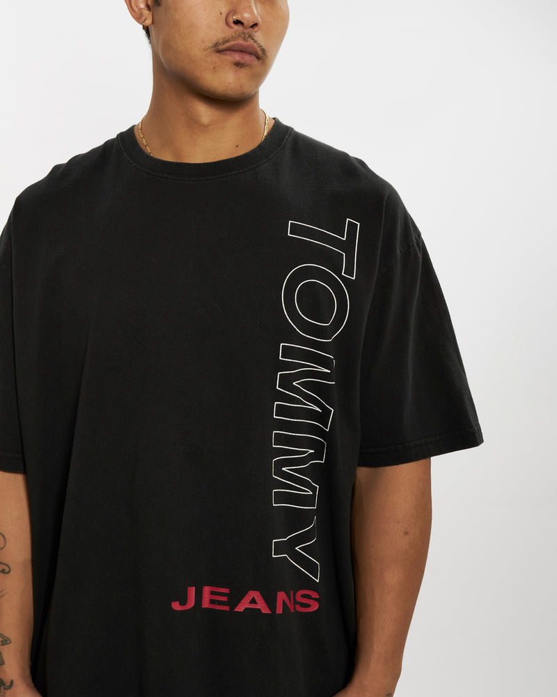 Vintage Tommy Hilfiger Jeans Tee <br>XXL , The Real Deal , newtown, sydney, australia, thrift store, opshop, preloved, secondhand, sustainable, retro, antique, 70s, 80s, 90s, 2000s, 00s, fashion, clothing, streetwear, trendy, garment, style, boutique, store, shop, archive, sale, cheap, best, top