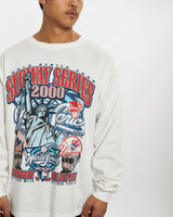 Vintage MLB World Series Long Sleeve Tee <br>XL , The Real Deal , newtown, sydney, australia, thrift store, opshop, preloved, secondhand, sustainable, retro, antique, 70s, 80s, 90s, 2000s, 00s, fashion, clothing, streetwear, trendy, garment, style, boutique, store, shop, archive, sale, cheap, best, top