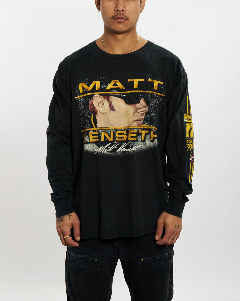 Vintage NASCAR Racing Long Sleeve Tee <br>XL , The Real Deal , newtown, sydney, australia, thrift store, opshop, preloved, secondhand, sustainable, retro, antique, 70s, 80s, 90s, 2000s, 00s, fashion, clothing, streetwear, trendy, garment, style, boutique, store, shop, archive, sale, cheap, best, top